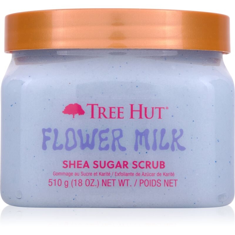 Tree Hut Shea Sugar Scrub Flower Milk cukrový telový peeling 510 g