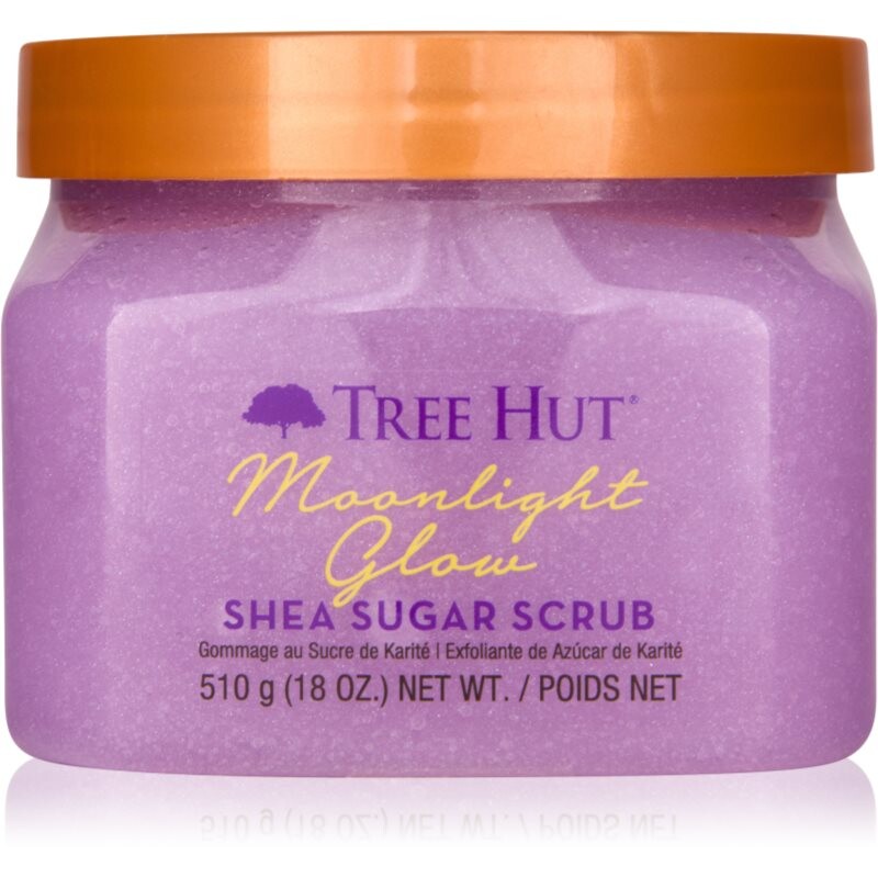 Tree Hut Shea Sugar Scrub Moonlight Glow cukrový telový peeling 510 g