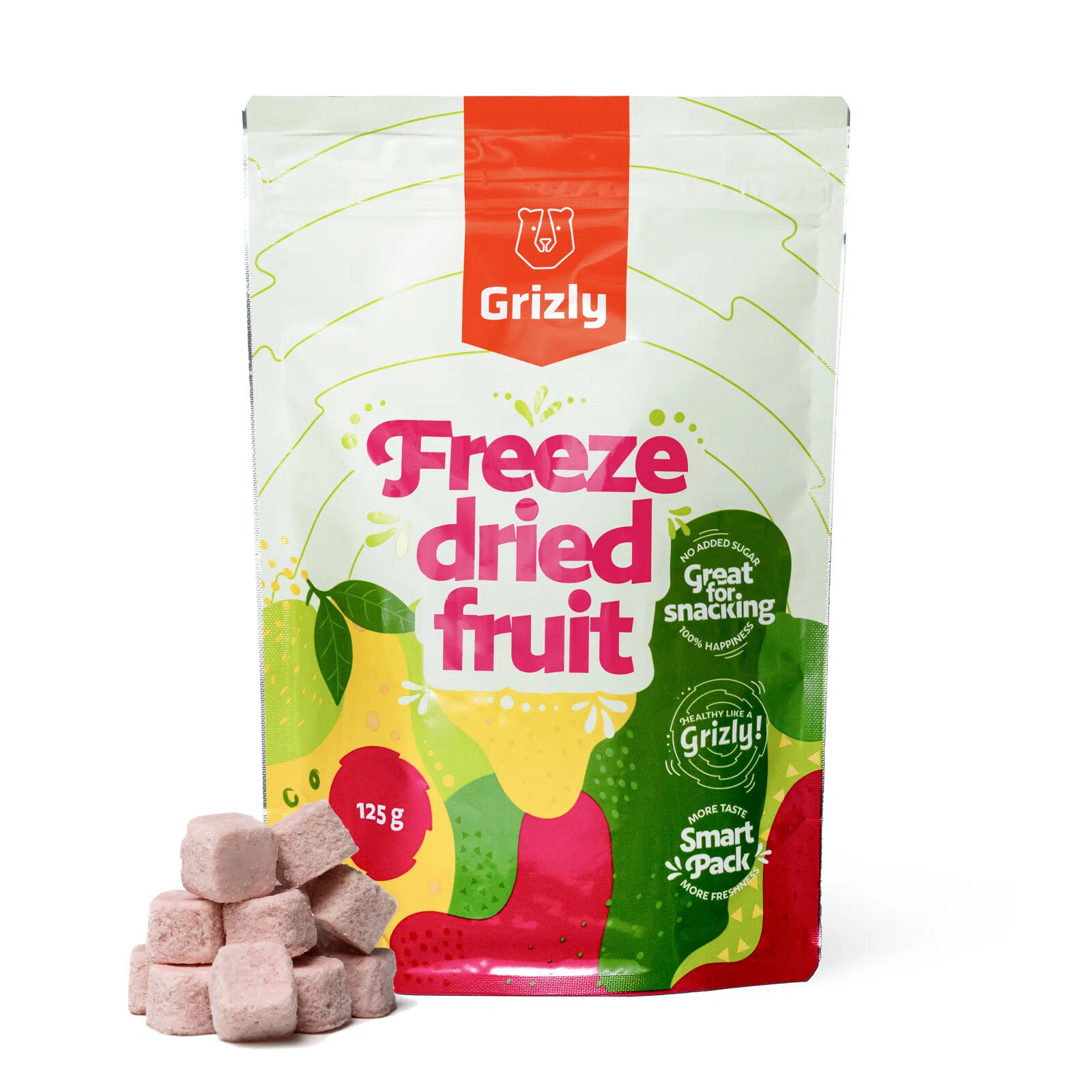 GRIZLY LYO kokosové kocky jablko a čerešňa 1 x 125 g