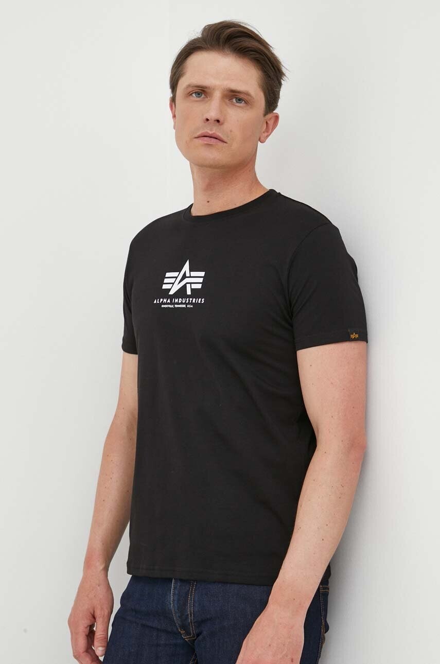 Bavlnené tričko Alpha Industries Basic