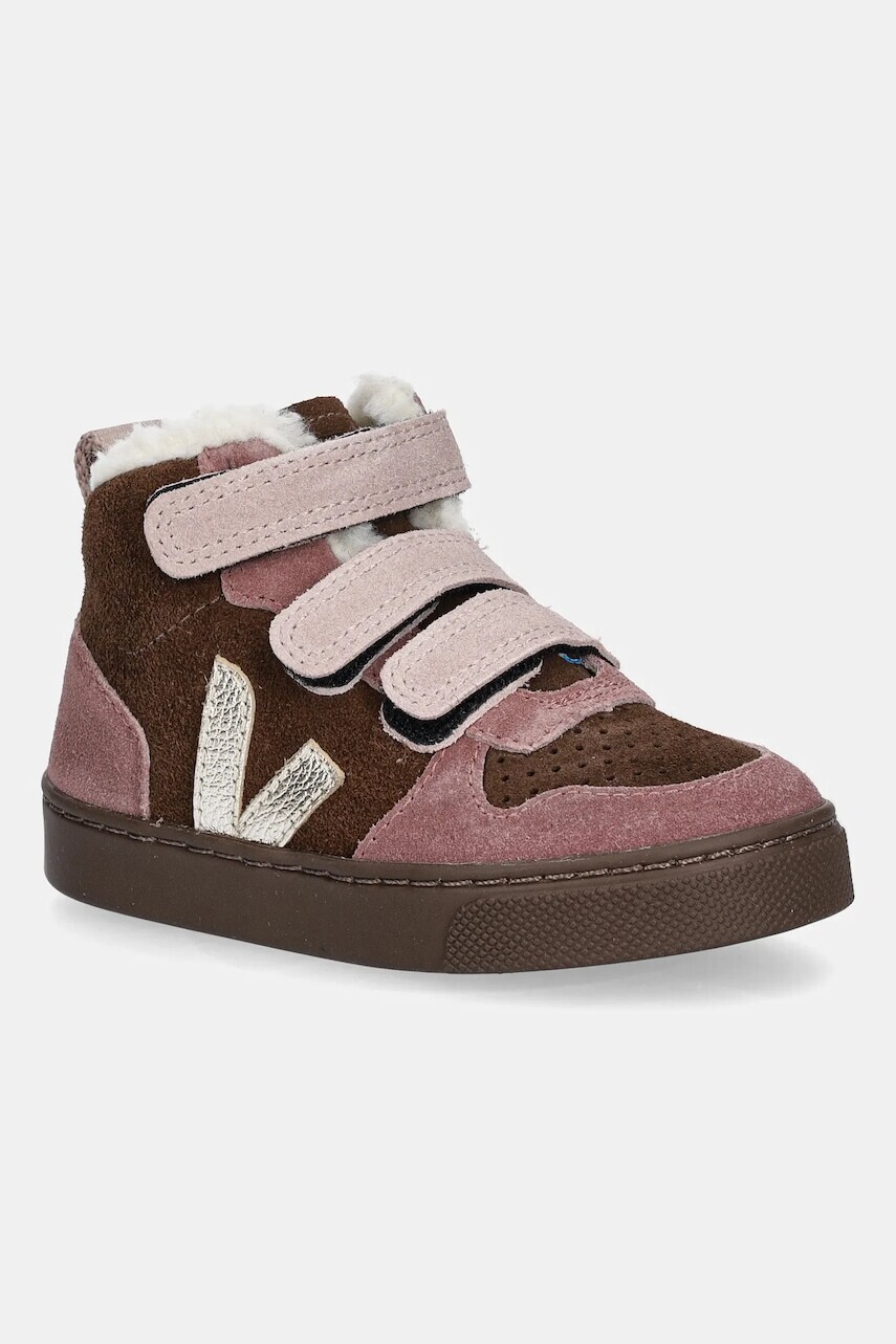 Detské zimné semišové topánky Veja Small V-10 Mid Winter