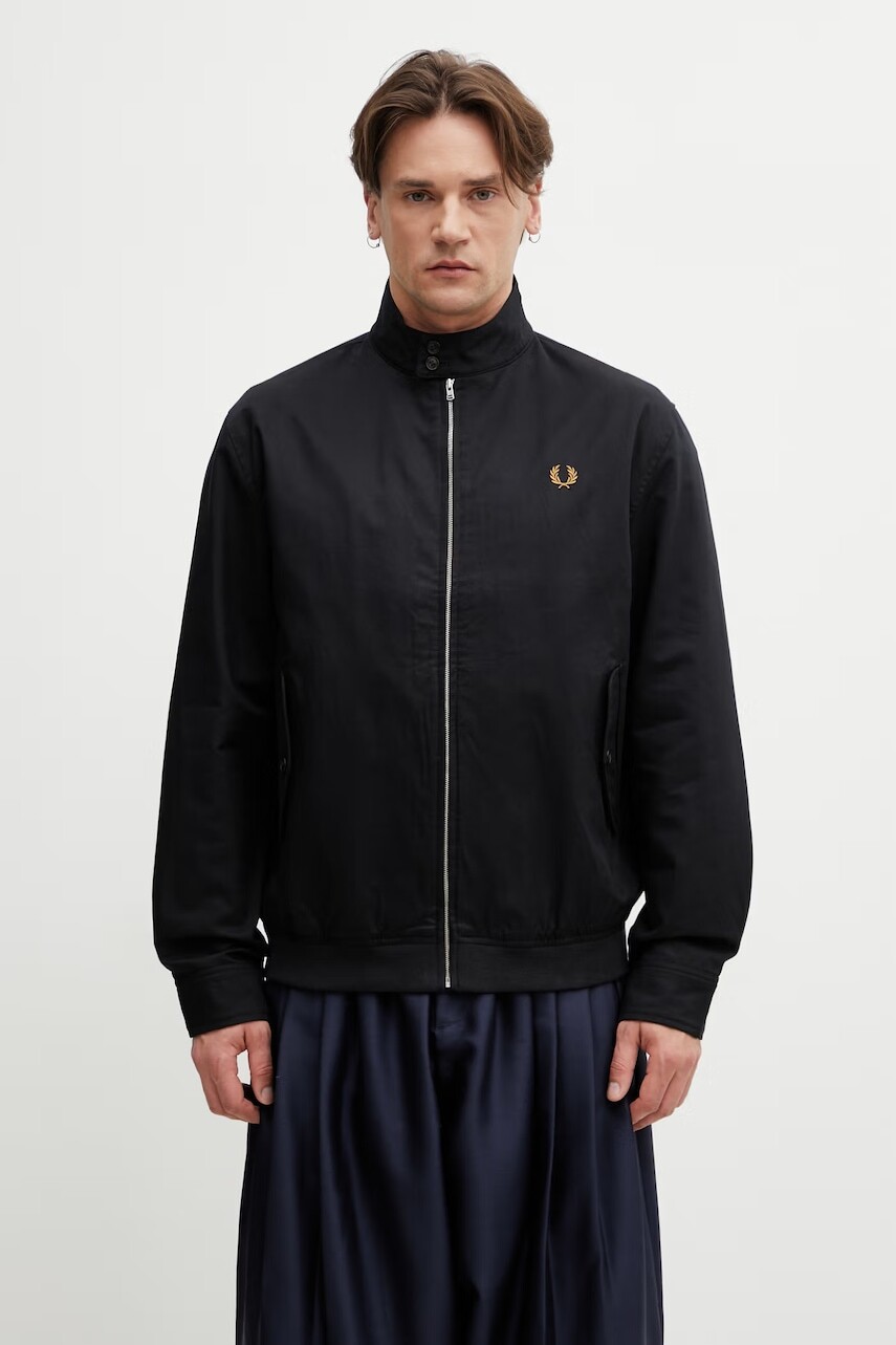 Fred Perry prechodná bunda pánska s bavlnou
