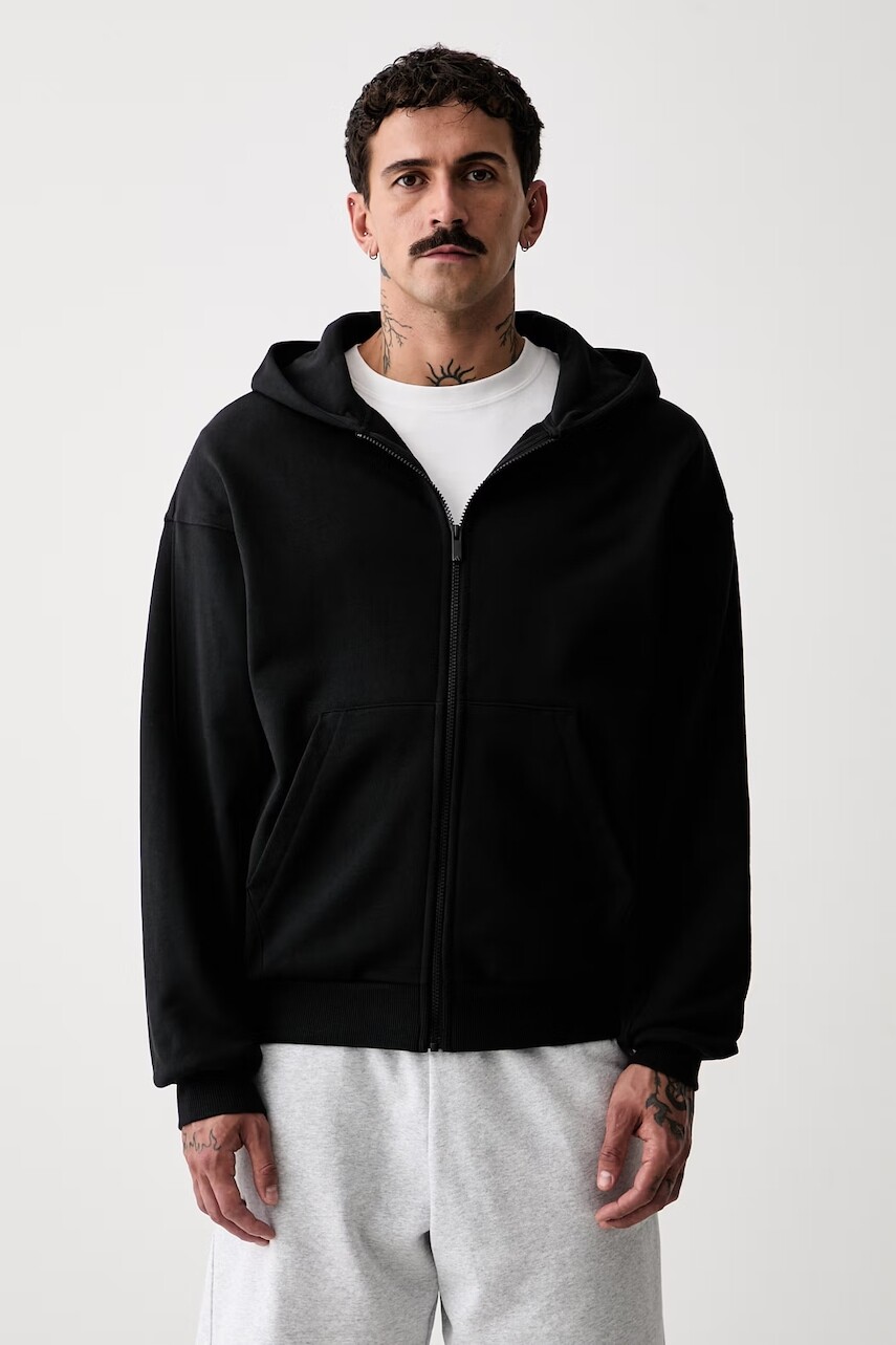 adidas mikina na zips s kapucňou pánska bavlnená