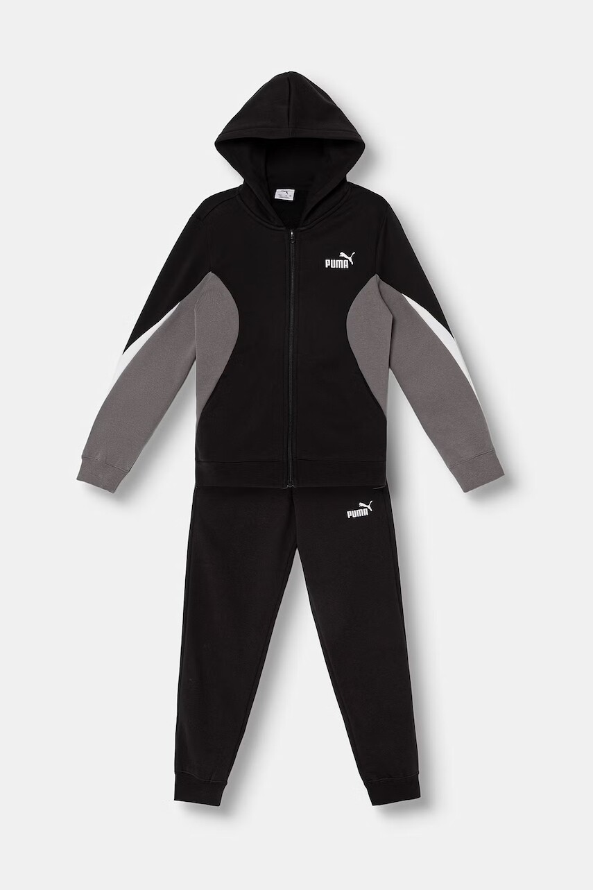 Puma tepláková detská s bavlnou ESS BLOCK Full-Zip Sweat Suit