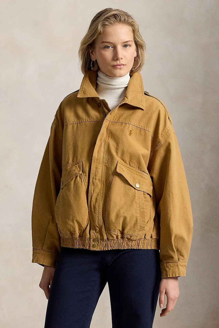 Polo Ralph Lauren prechodná bunda dámska bavlnená