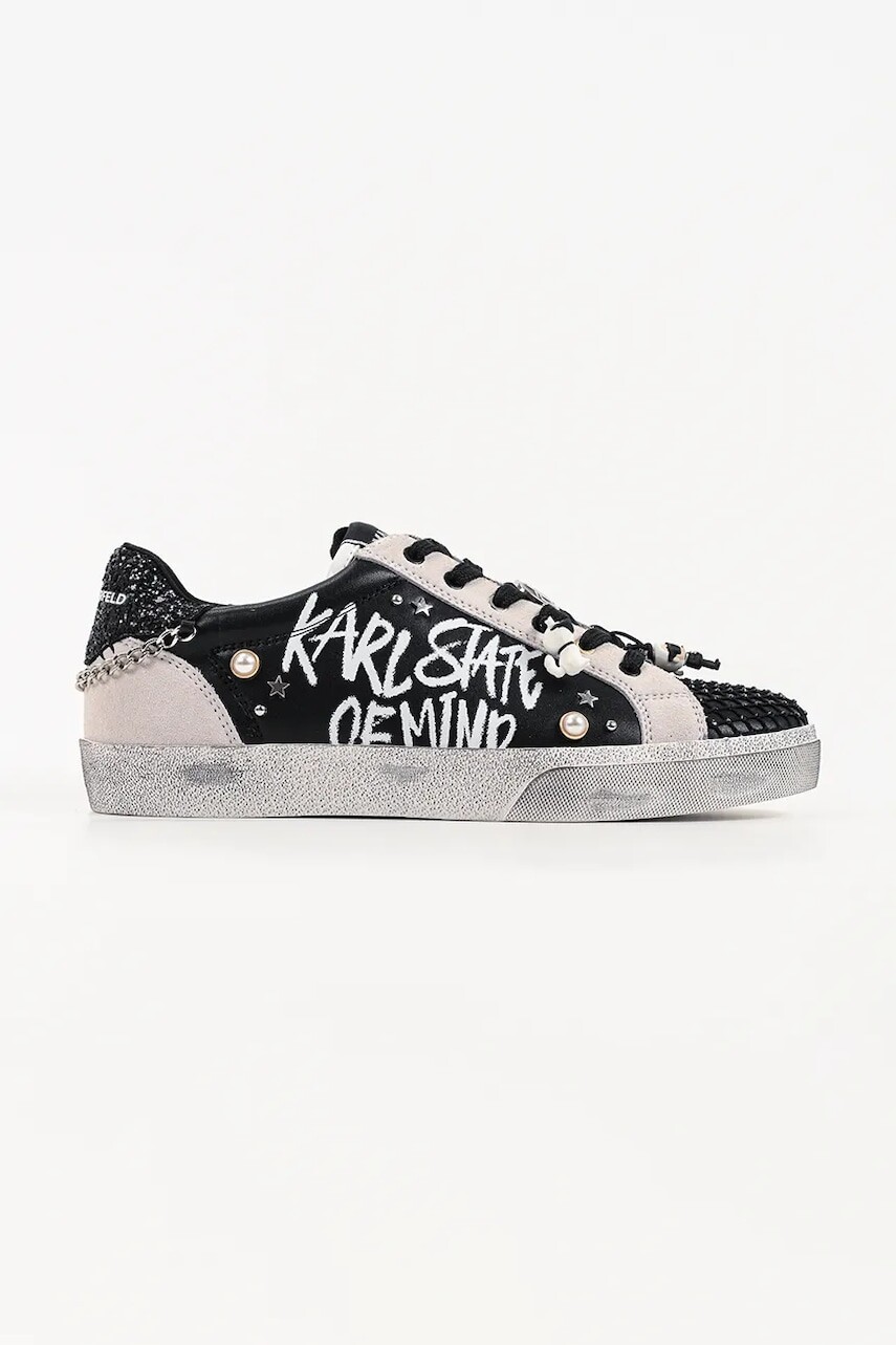 Karl Lagerfeld Skool sneakers dámske kožené