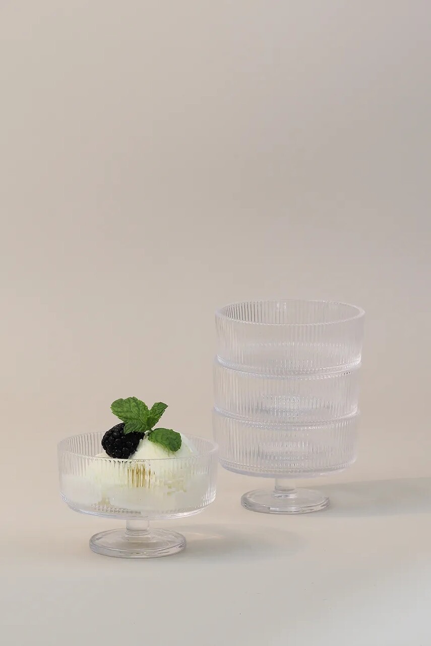 Stelton sada mištičiek na servírovanie zo skla 11 cm
