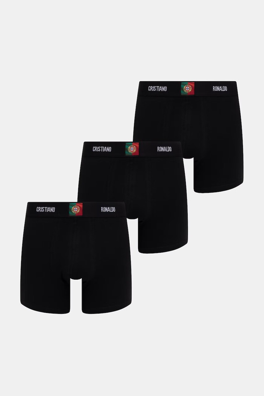 CR7 Cristiano Ronaldo boxerky pánske s bavlnou x WORLD CUP 26 3-pak