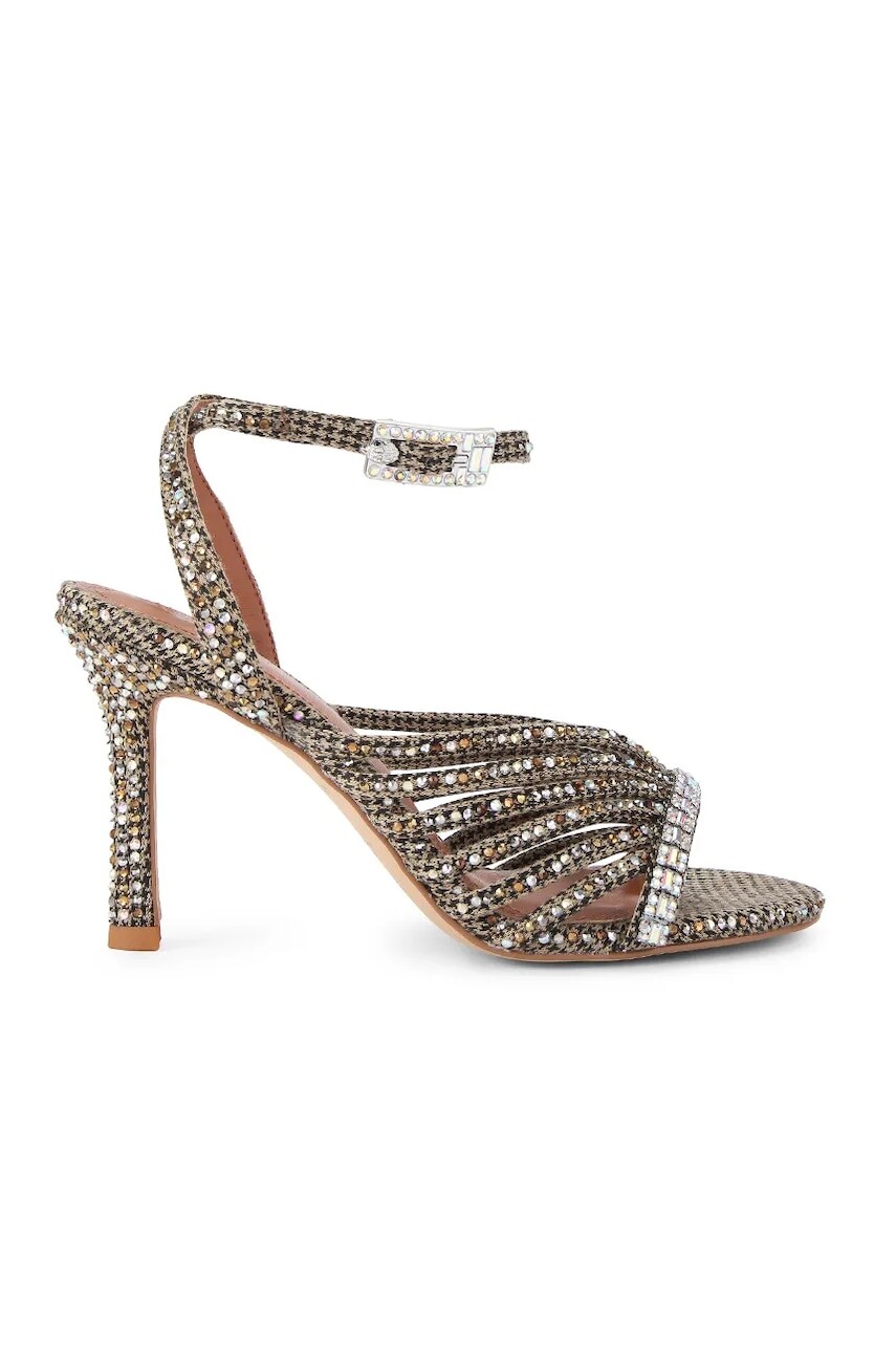 Kurt Geiger London sandále na vysokom podpätku Crystal Strappy Sandal