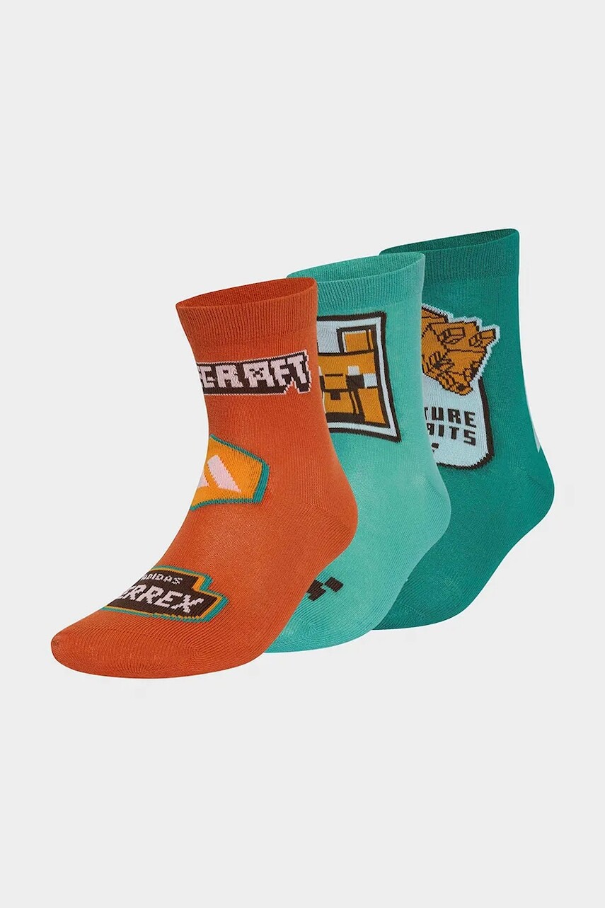 adidas Performance ponožky detské MINECRAFT 3-pak