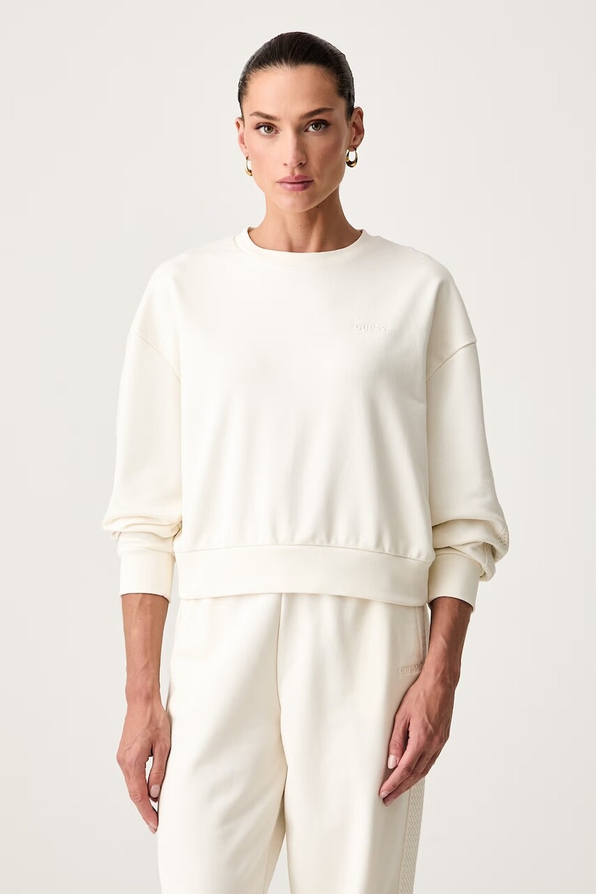 Guess oversize mikina dámska s bavlnou PHOEBE