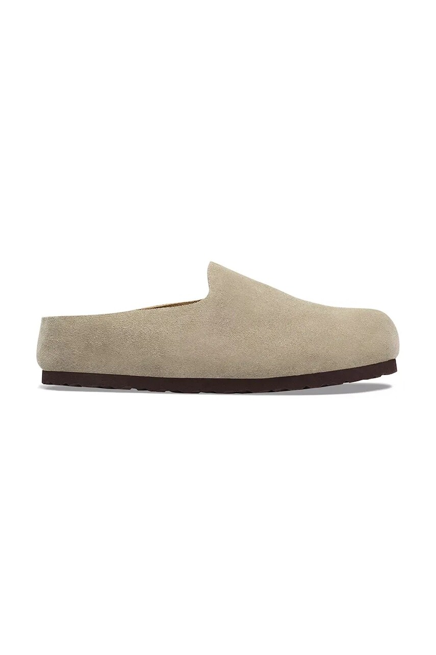 Birkenstock papuče semišové Amsterdam Wrapped Suede Leather