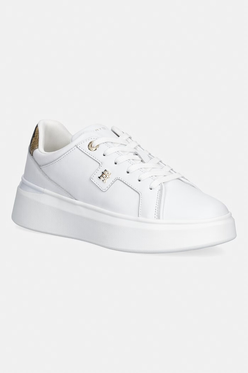 Tommy Hilfiger TH CHIC PLATFORM SNAKE sneakers dámske kožené