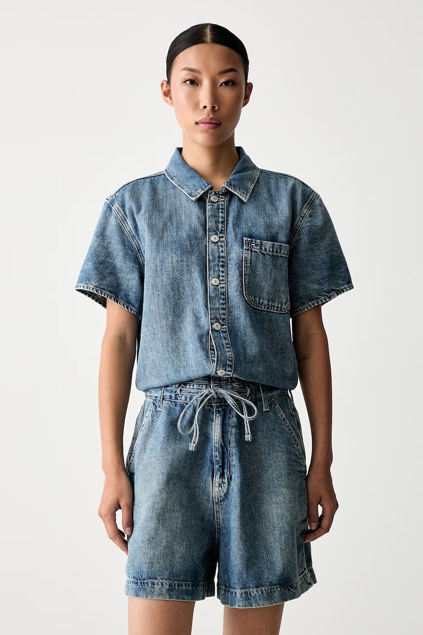 Tommy Jeans overal dámsky rifľový