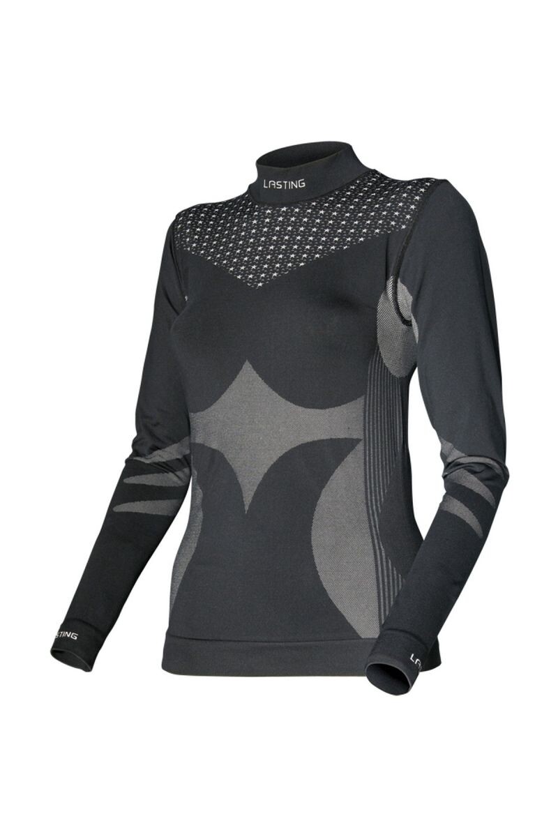 Lasting ANGELINA 9080 čierna dámske Seamless tričko Veľkosť: L/XL