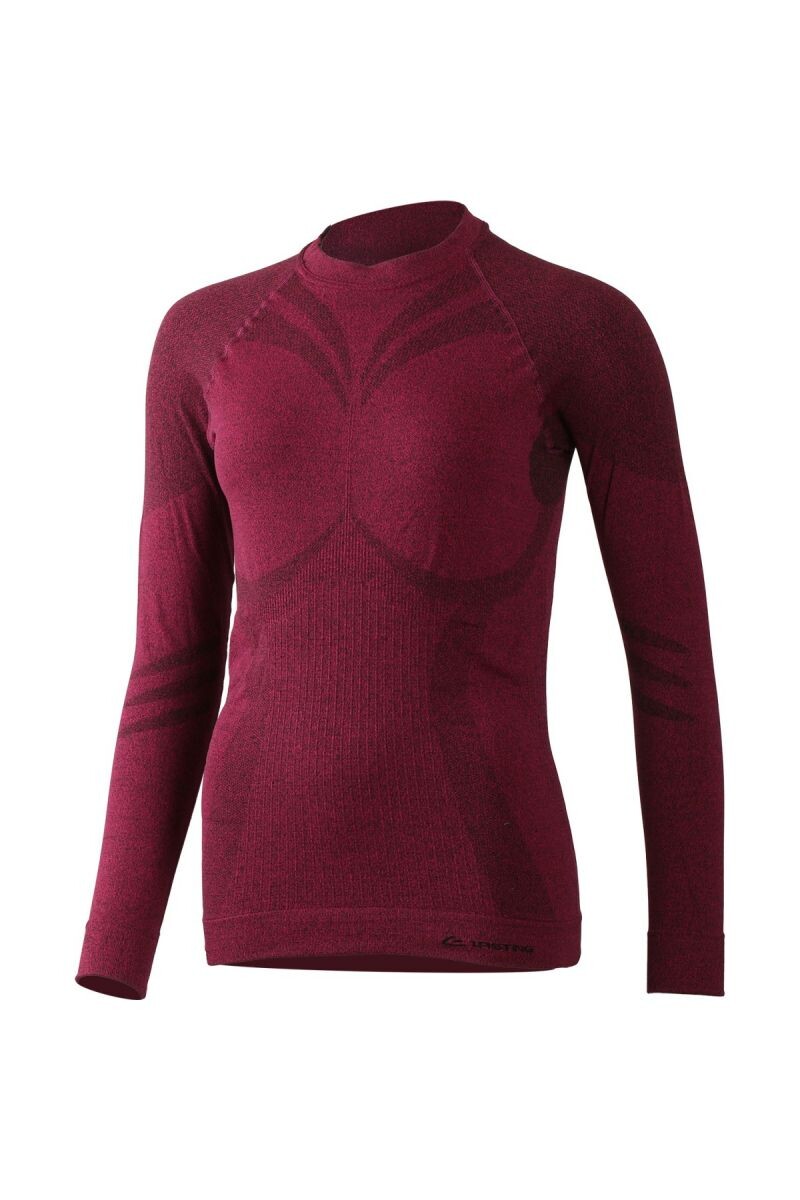 Lasting ATALA 4580 vínová dámske termo bezšvové tričko Veľkosť: L/XL