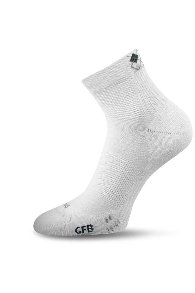 Lasting GFB 001 biele bavlnené ponožky Veľkosť: (42-45) L