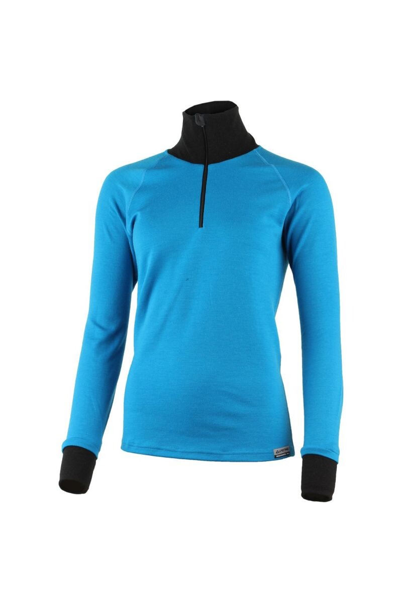 Lasting KAMILA 5199 modrá dámska merino mikina Veľkosť: L