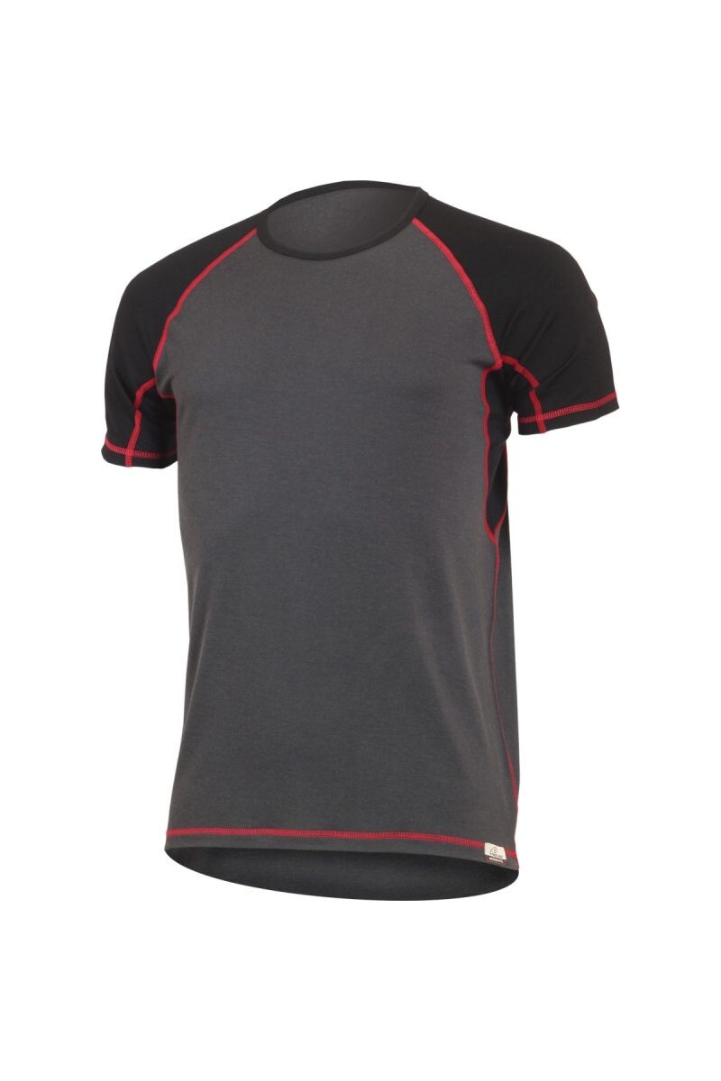 Lasting OTO 8936 šedé pánske merino tričko Veľkosť: L