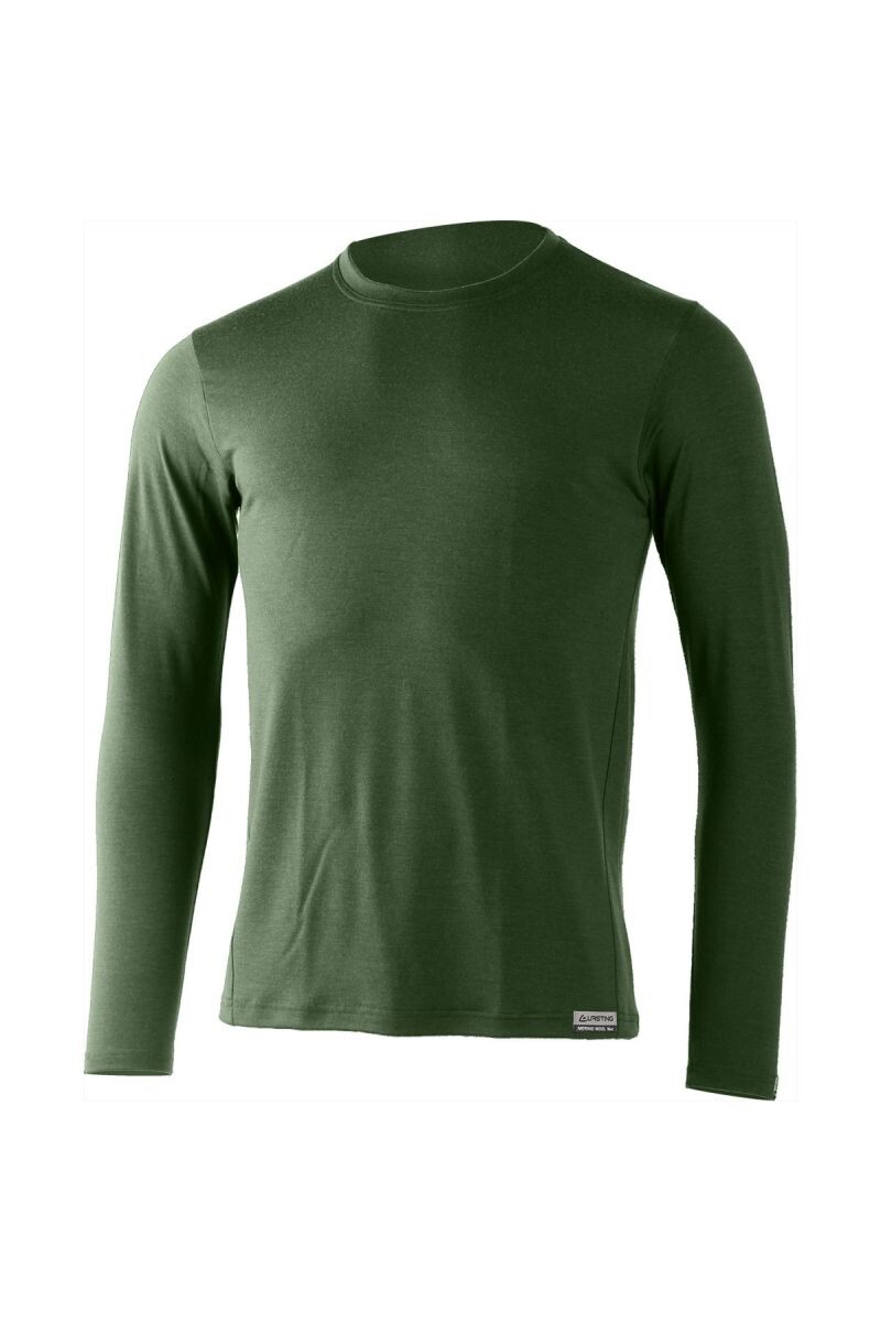 Lasting ALAN 6262 zelené pánske merino tričko Veľkosť: S