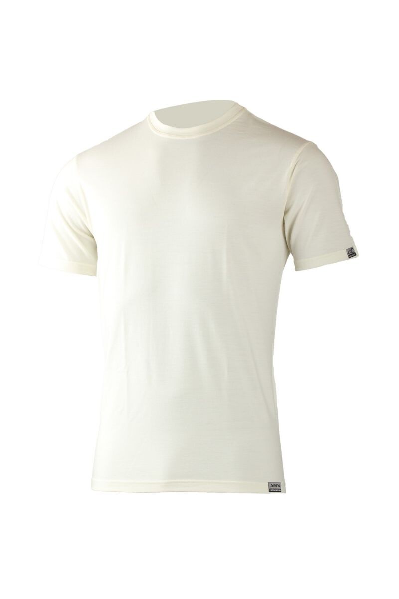 Lasting CHUAN 0101 biela pánske merino tričko Veľkosť: XL