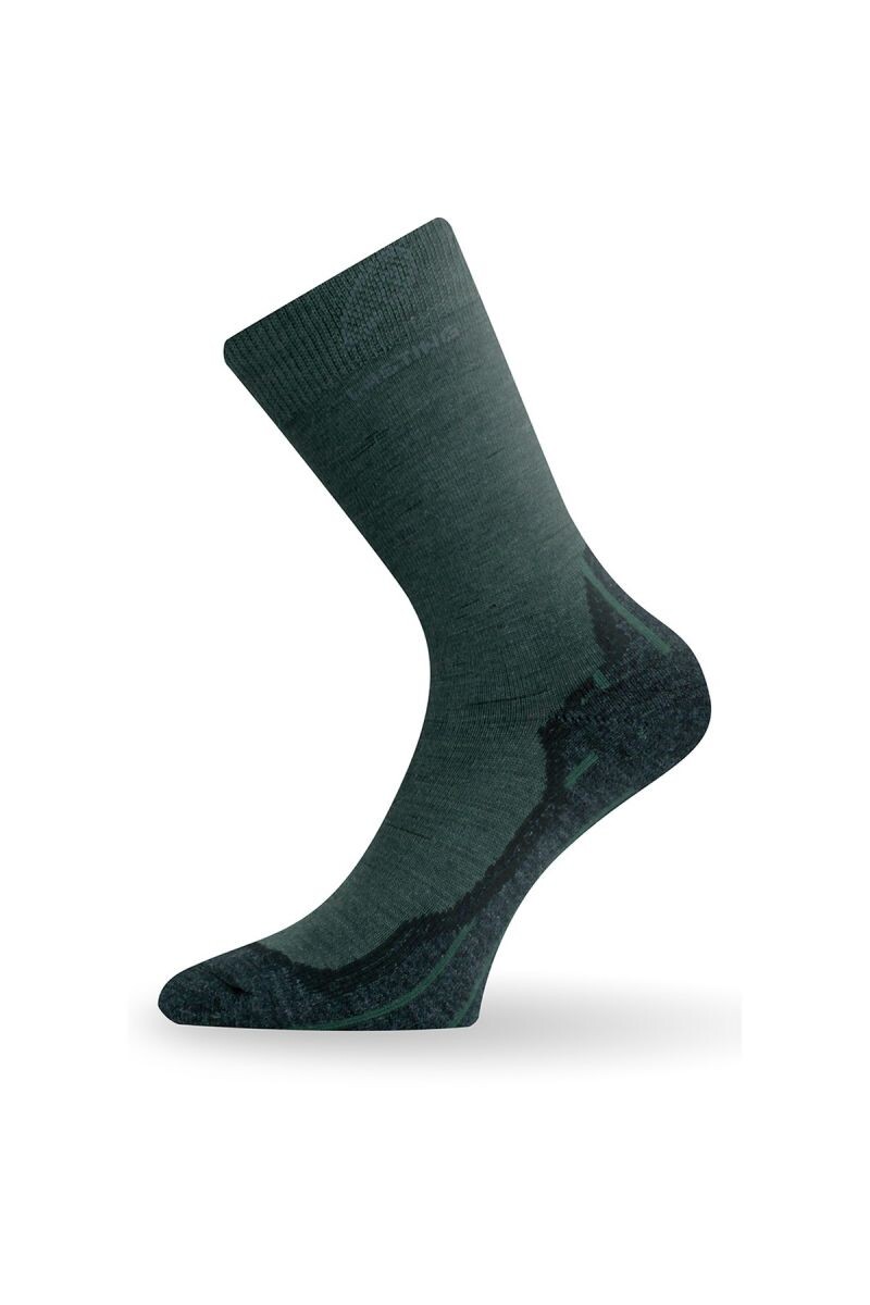 Lasting WHI 620 zelené vlnené ponožky Veľkosť: (42-45) L