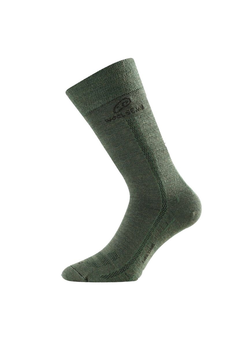 Lasting WLS 620 zelená vlnená ponožka Veľkosť: (42-45) L