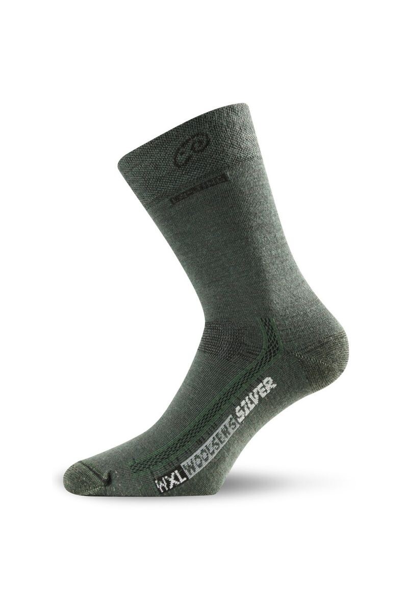 Lasting WXL 620 zelená merino ponožky Veľkosť: (42-45) L