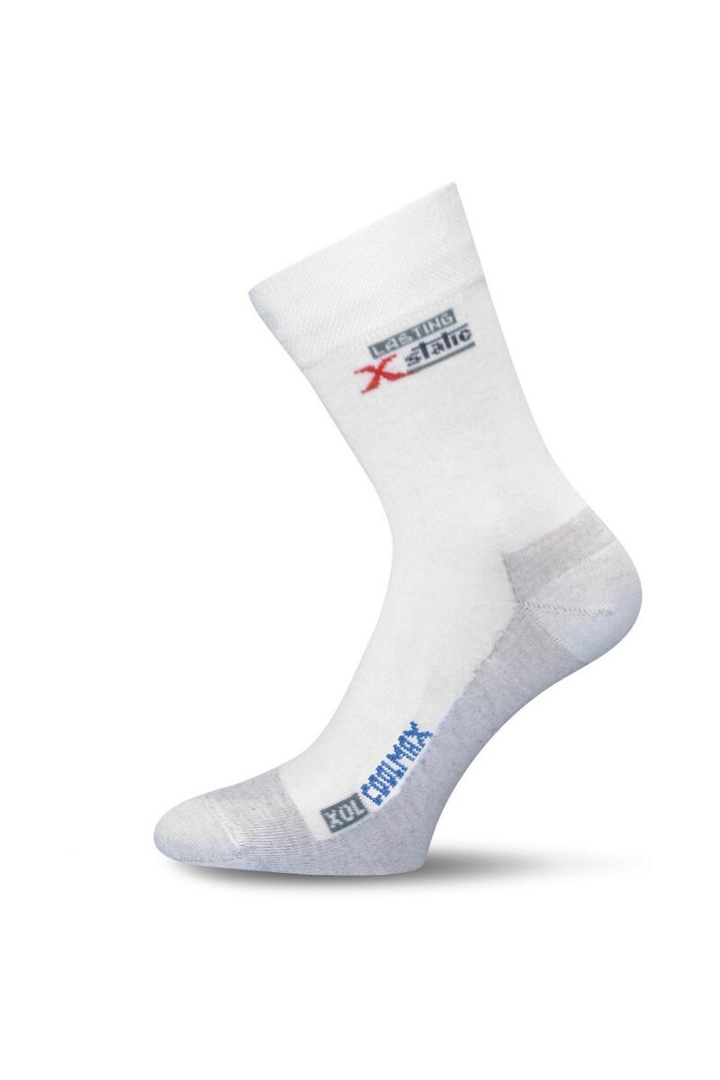 Lasting XOL 001 biela turistická ponožka Veľkosť: (42-45) L