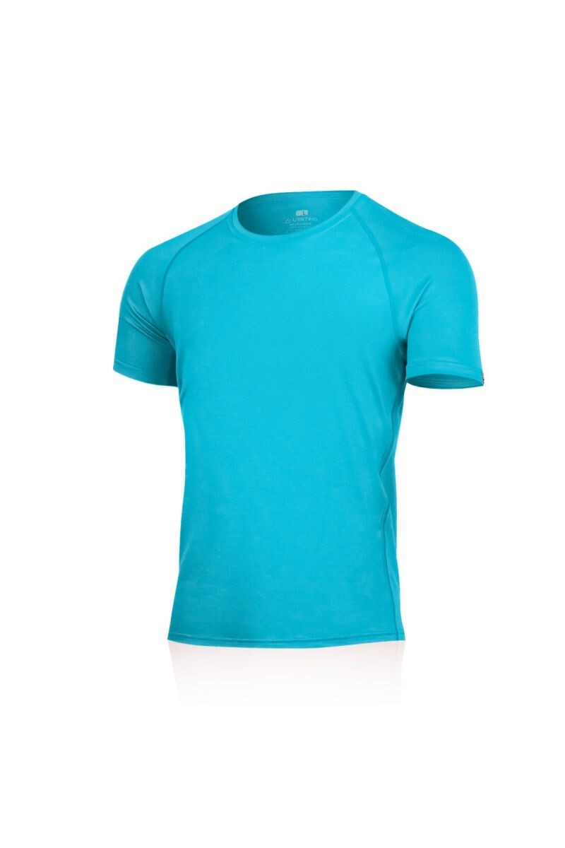 Lasting QUIDO 5555 modré pánske merino tričko Veľkosť: L