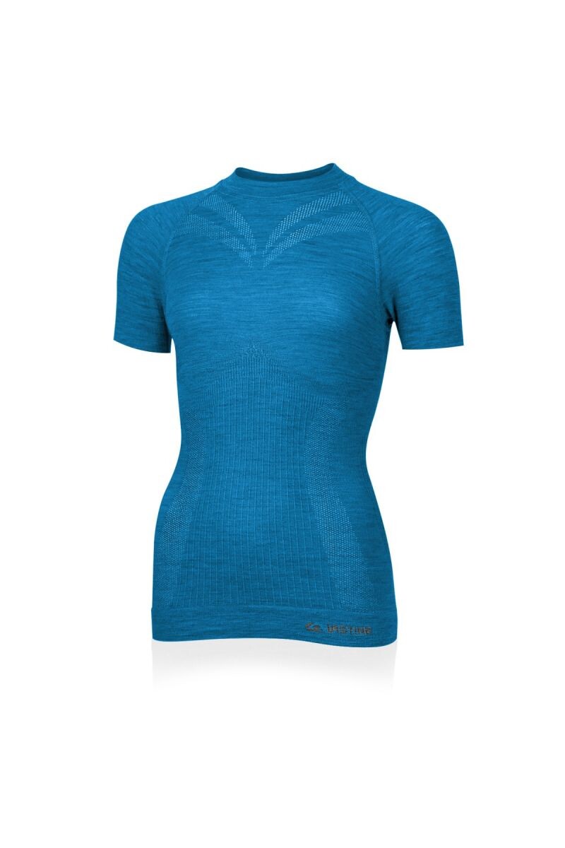 Lasting MALBA 5150 modré dámske merino tričko Veľkosť: L/XL