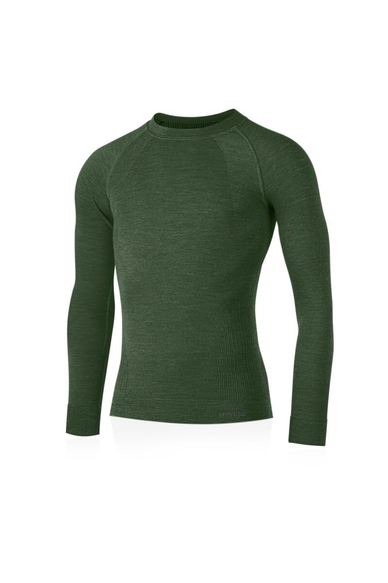 Lasting MAPOL 6160 zelené pánske merino tričko Veľkosť: S/M