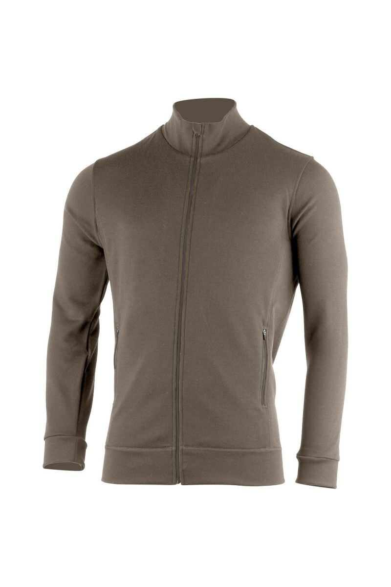 Lasting THERM 7379 hnedá pánska merino mikina Veľkosť: XL