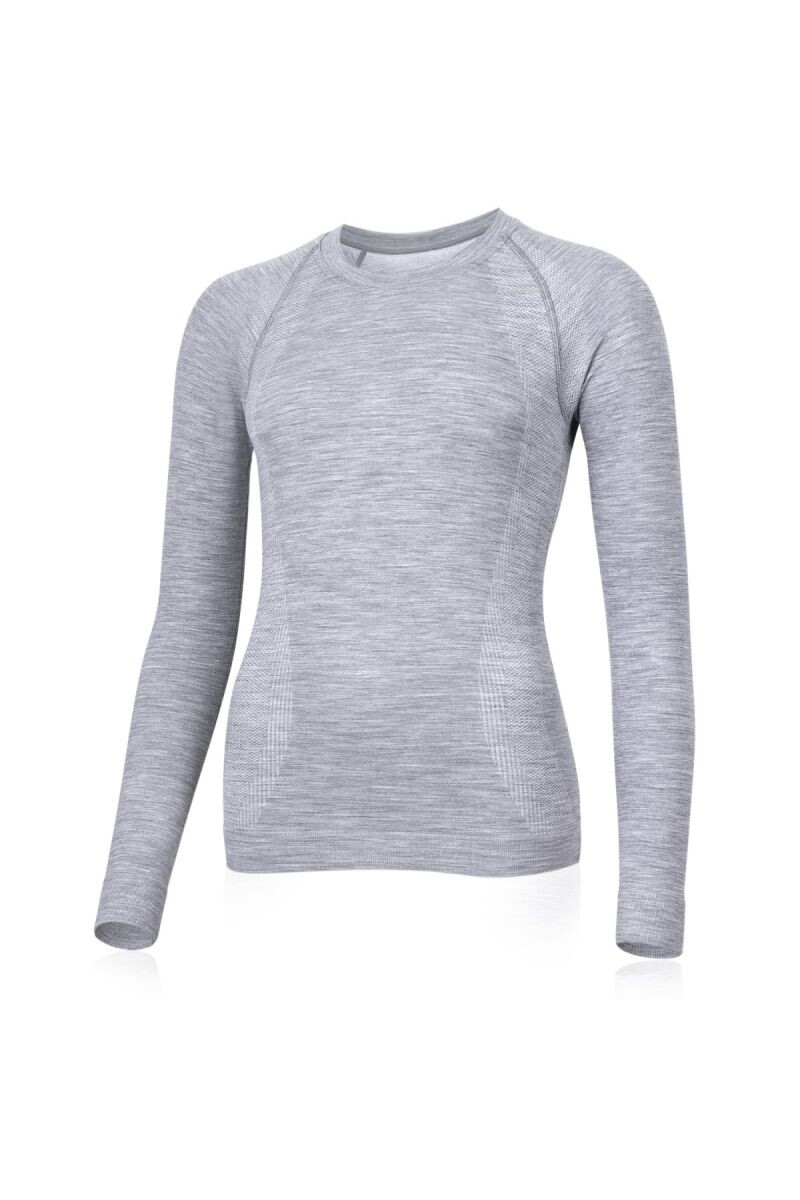 Lasting WARA 8484 šedé dámske merino tričko Veľkosť: L/XL