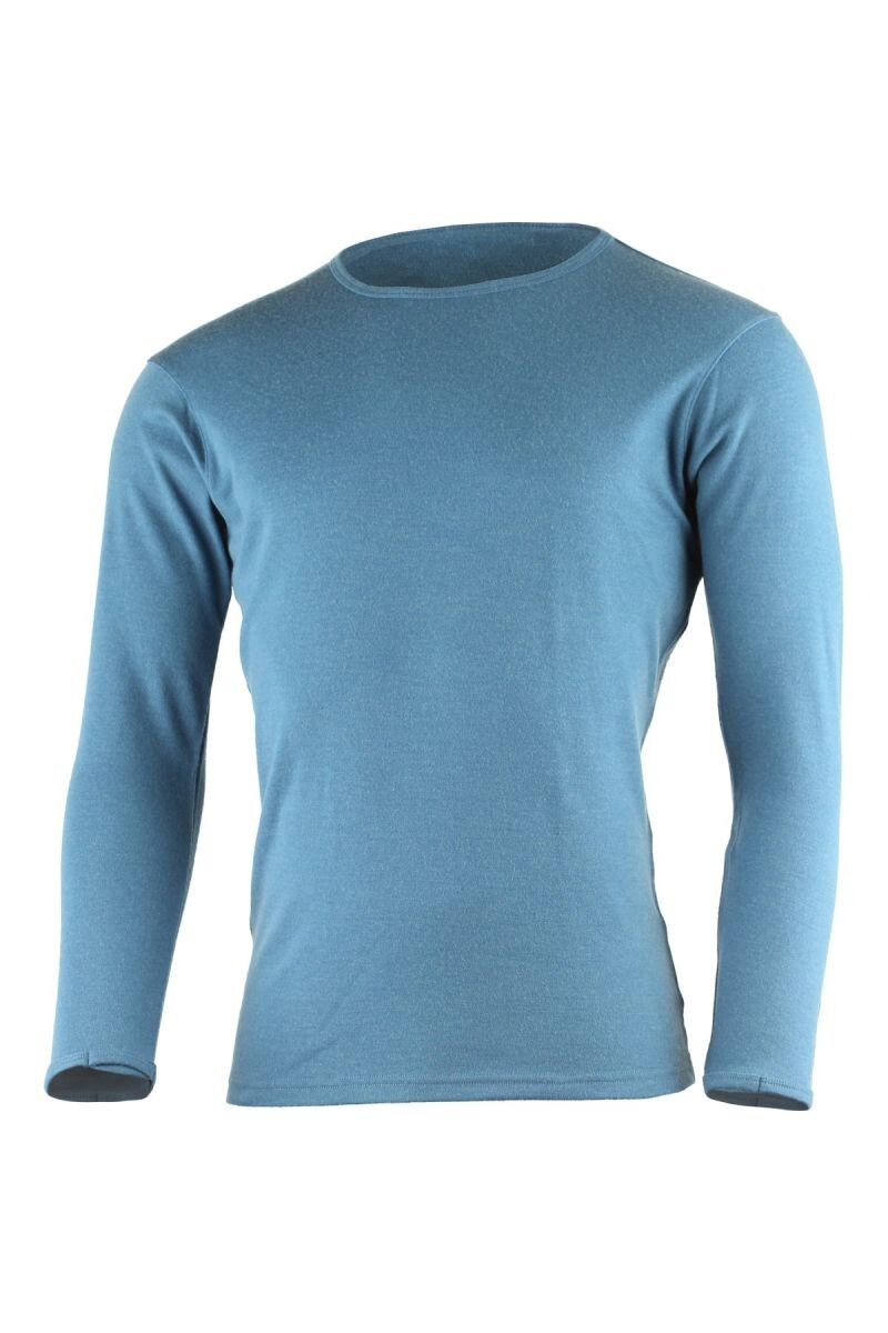 Lasting BELO 5454 modrá pánska merino mikina Veľkosť: L