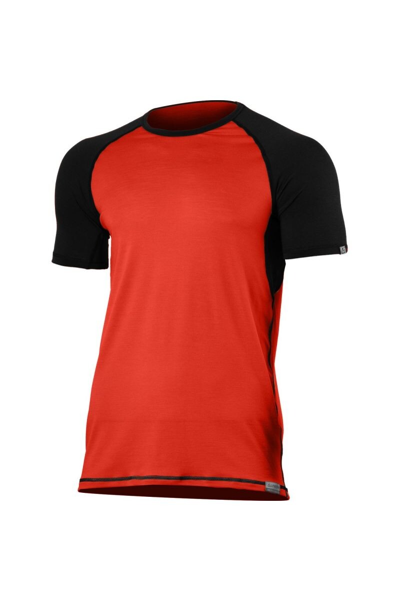 Lasting OTO 3790 červené pánske merino tričko Veľkosť: XL