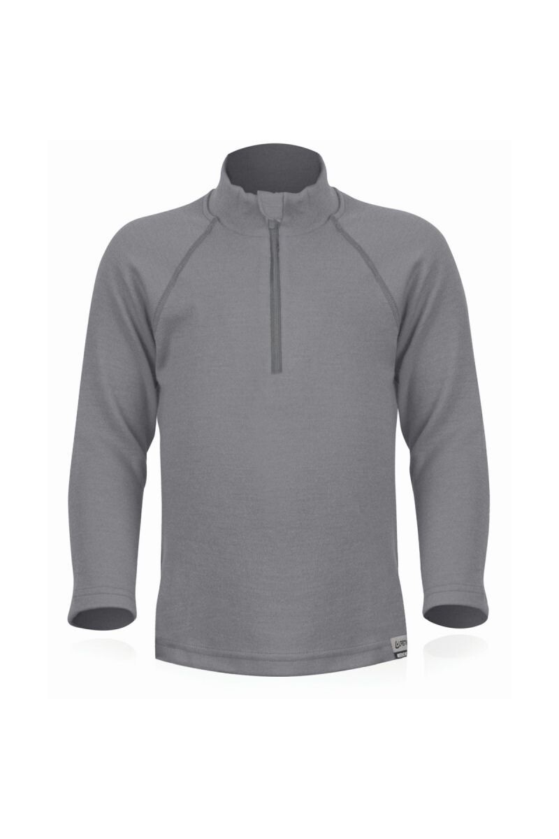 Lasting SOKY 8288 sivá detská merino mikina Veľkosť: 110