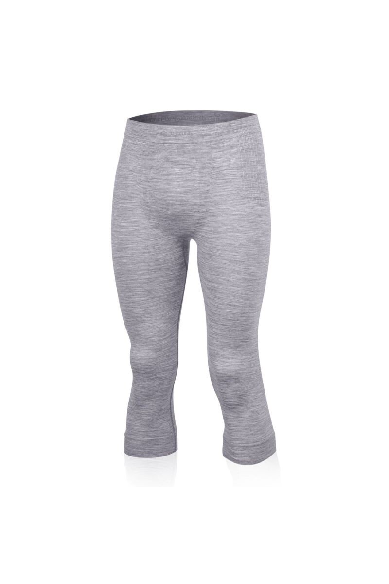 Lasting MAREO 8440 šedé pánske merino spodky Veľkosť: S/M