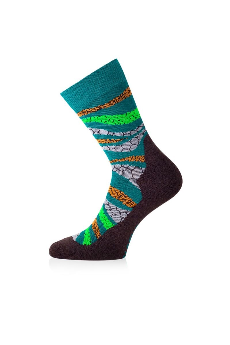Lasting merino ponožky WLF 667 zelené Veľkosť: (42-45) L