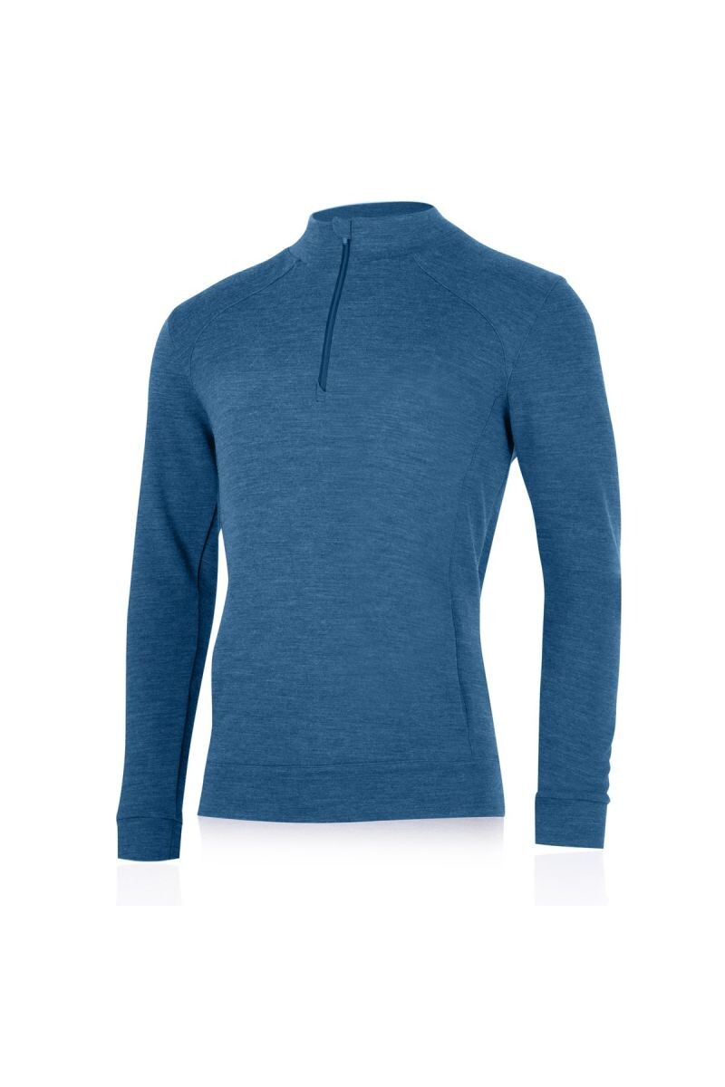 Lasting WARMIN 5165 modrá pánska merino mikina Veľkosť: M