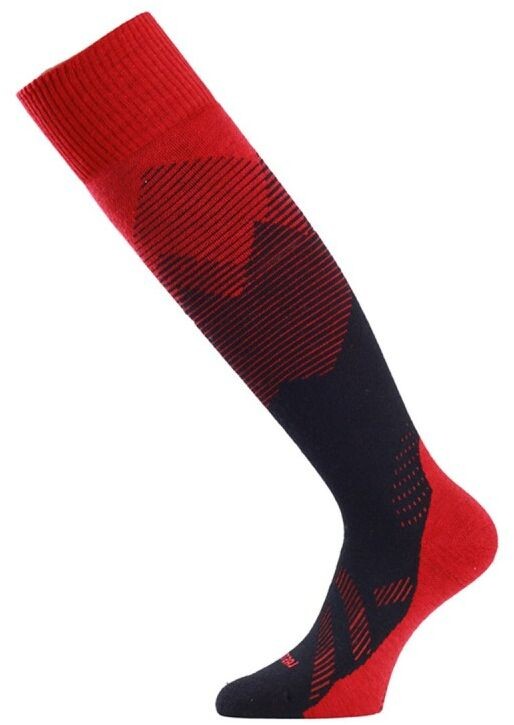 Lasting merino lyžiarske podkolienky FWM 393 červené Veľkosť: (42-45) L