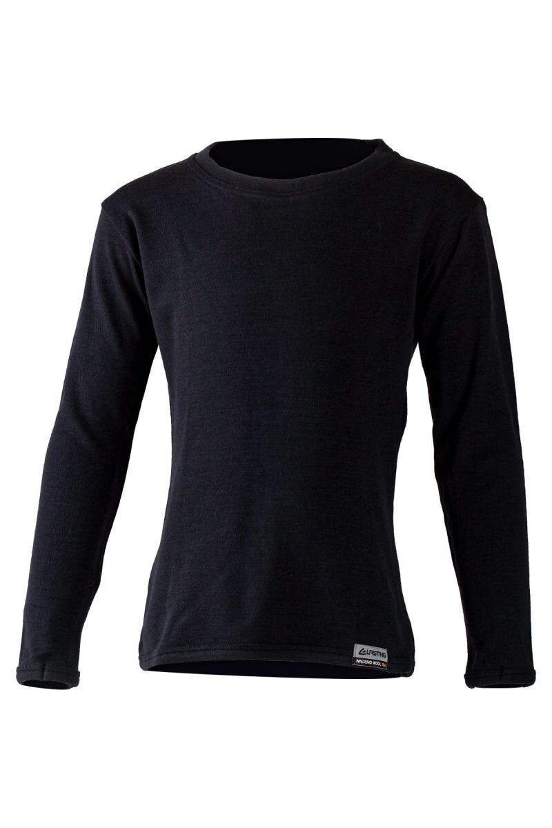 Lasting SNOPY 9090 čierna detská merino mikina Veľkosť: 110