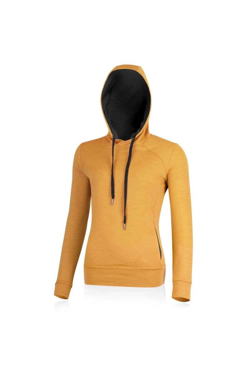 Lasting WESIA 2428 horčicová dámska merino mikina Veľkosť: L