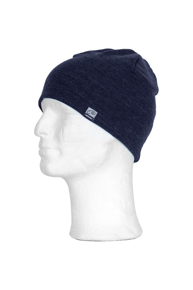 Lasting JUNY 5252 modrá merino čiapka Veľkosť: L/XL