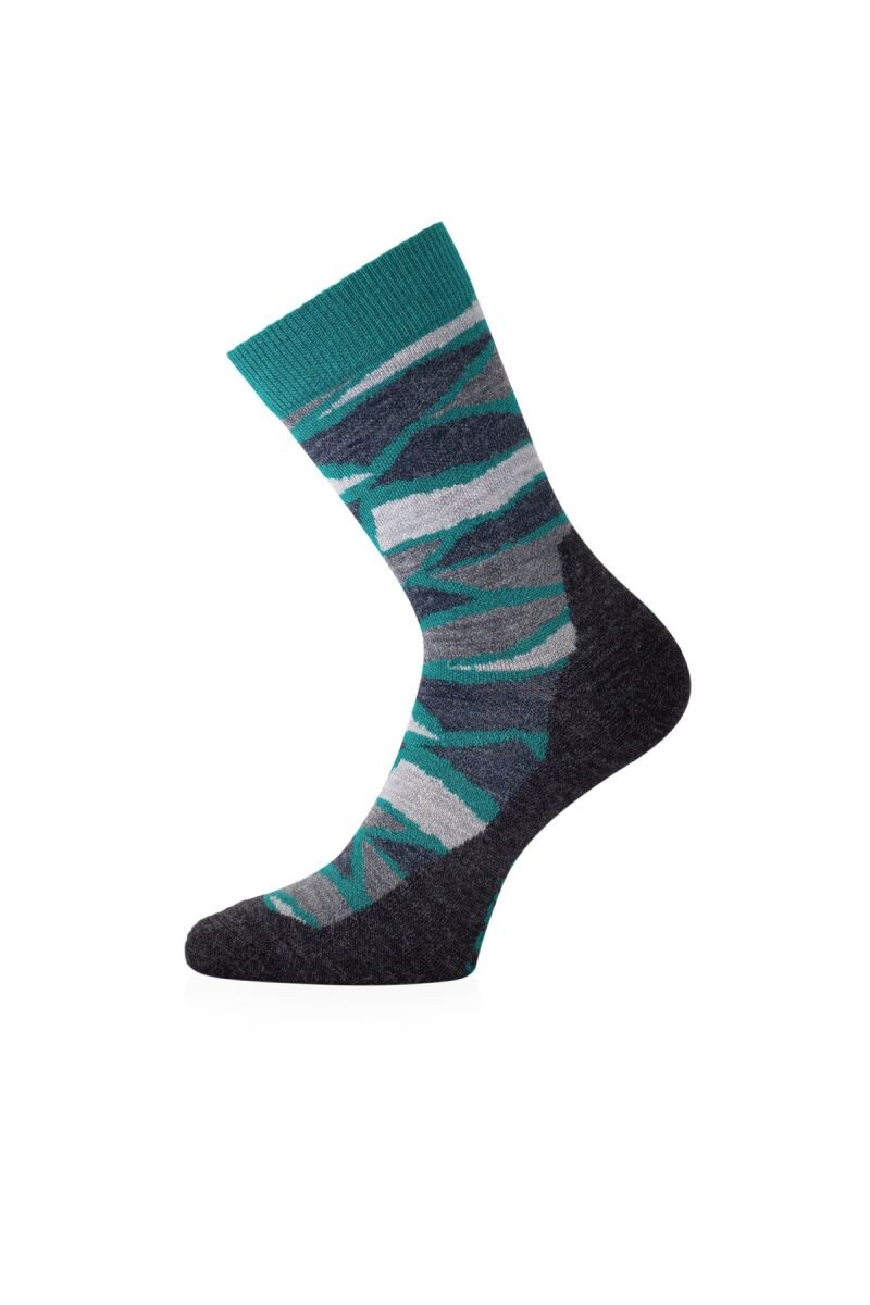 Lasting merino ponožky WLJ 688 zelené Veľkosť: (42-45) L
