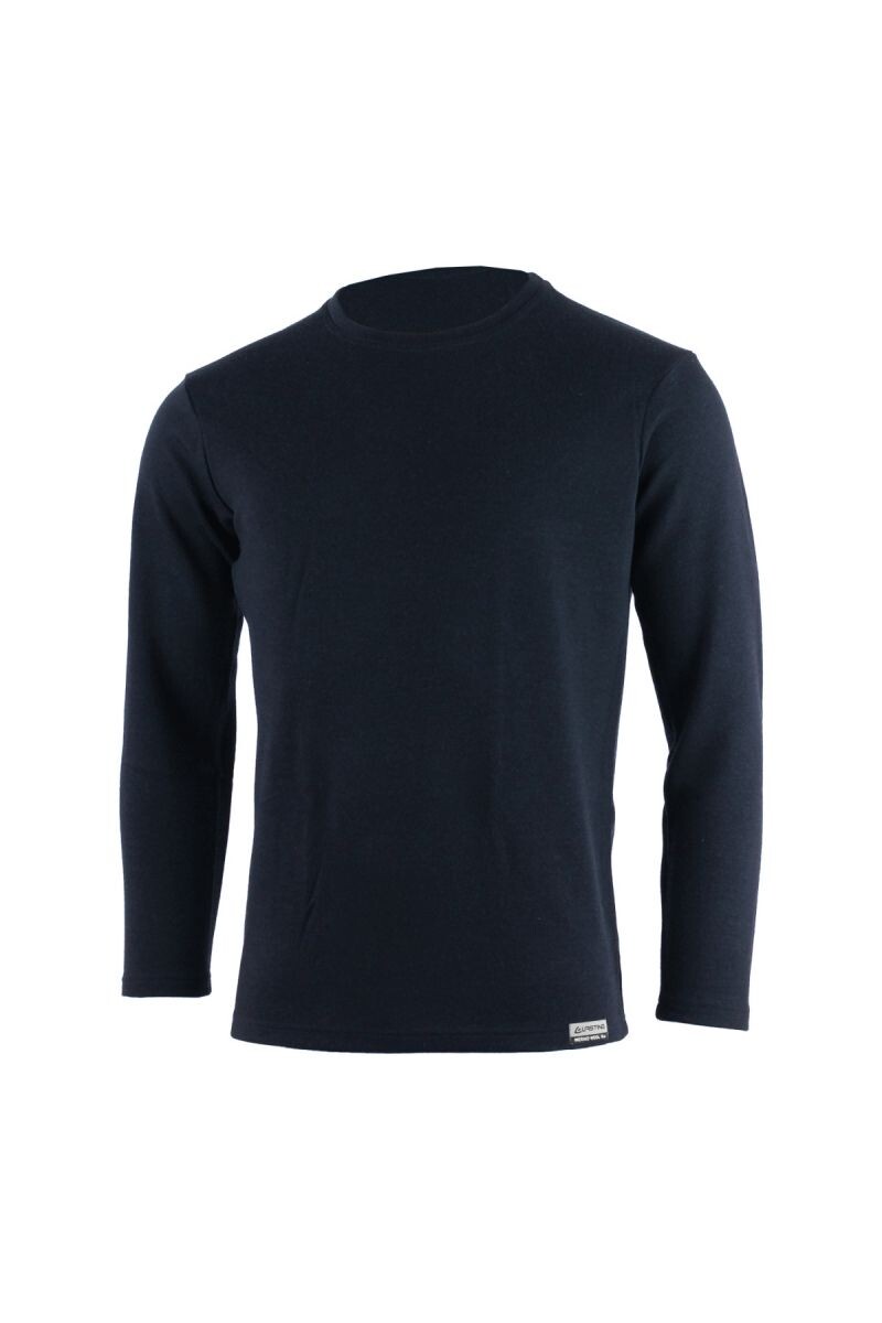 Lasting WOLK 5252 modrá pánska merino mikina Veľkosť: L