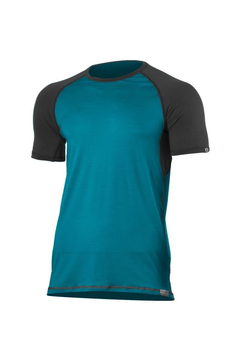 Lasting OTO 5880 modré pánske merino tričko Veľkosť: M