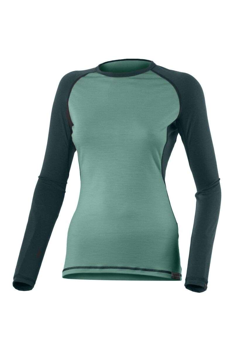 Lasting DITA 7557 khaki dámske merino tričko Veľkosť: L