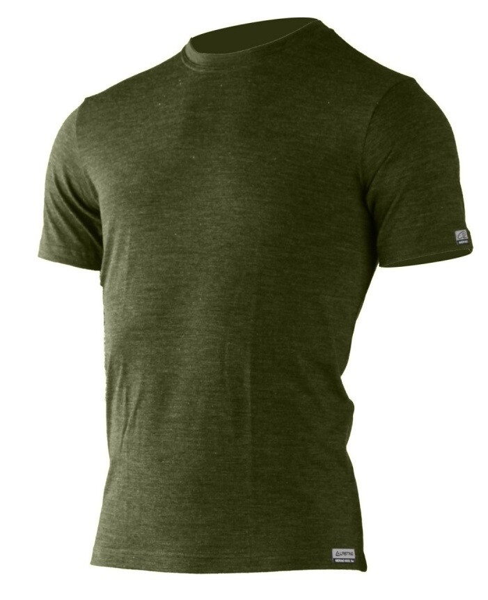 Lasting QUIDO 6160 zelené pánske merino tričko Veľkosť: L
