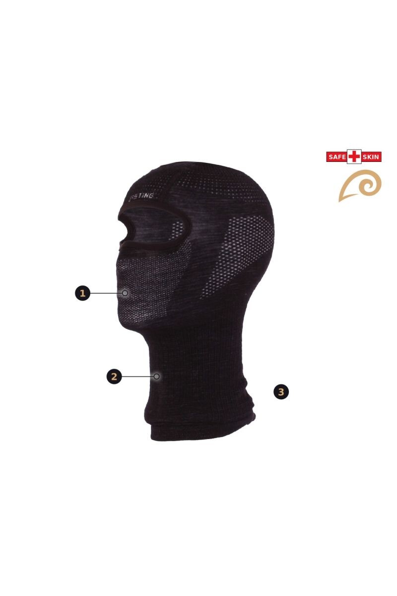 Lasting WUKLA 9090 čierna merino kukla Veľkosť: S/M